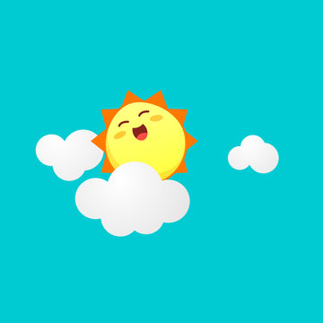 Happy Sun Character