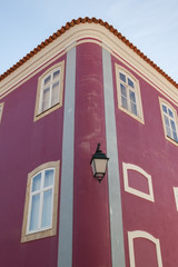 Details of classic Portuguese house. Close-up.