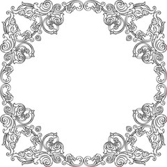 Frame with luxury elements