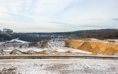 Kiesgrube, Kiesabbau
