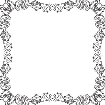 Victorian ornate frame