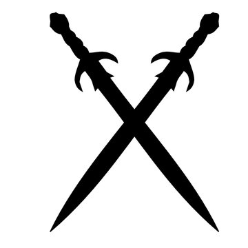 two crossed swords 