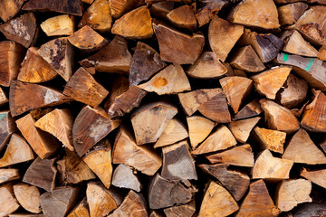 firewood store background