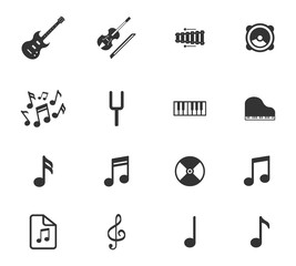 Music simply icons
