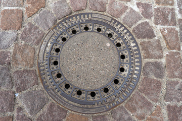 Drain cover / Drain cover on a street