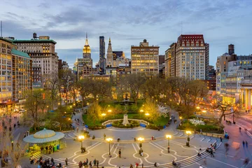 Foto auf Alu-Dibond Union Square in New York City. © SeanPavonePhoto