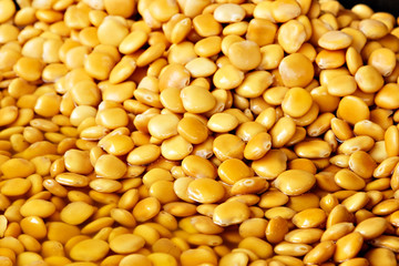 Marinated lupins background.