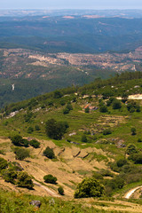 Fototapeta premium View from Foia, Highest point in Algarve, Portugal.