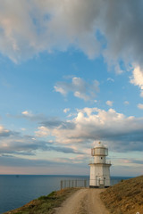 Fototapeta na wymiar Lighthouse on the sea