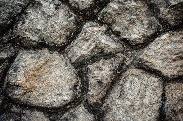 Abstract background of cracked stone