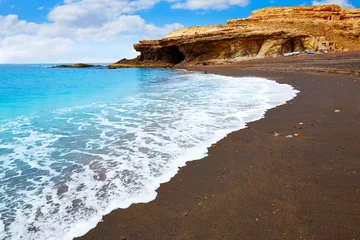 Deurstickers Ajuy beach Fuerteventura at Canary Islands © lunamarina