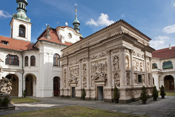 Naklejka premium Prague Loreto. The Santa Casa. Czech Republic