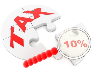 Obraz premium TAX Concept - 3D