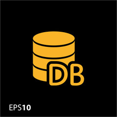 Data base icon for web and mobile