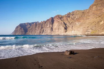 Zelfklevend Fotobehang Beach at Los Gigantes, Tenerife, Canary Islands, Spain © salparadis