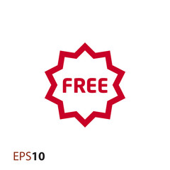 Free label icon for web and mobile