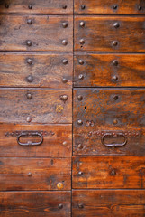 Porta in legno Santo Stefano di sessanio paese in abruzzo