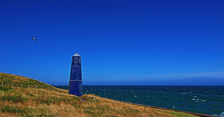 Samphire Hoe Tower at the White Cliffs of Dover