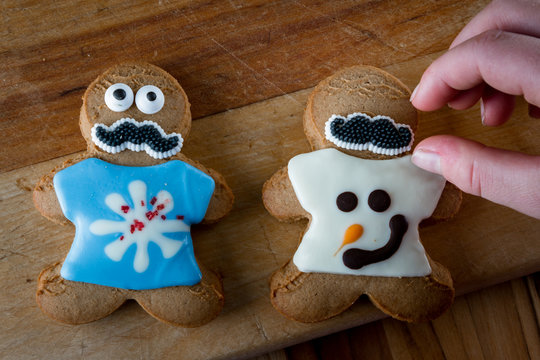 funny holiday gingerbread cookies