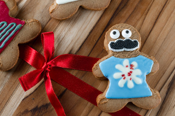 funny holiday gingerbread cookies