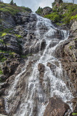 faterfall in the mountain