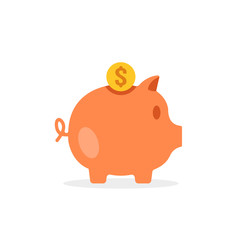 Piggy bank. Vector illustration
