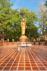 Gold Buddha statue