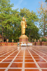 Gold Buddha statue