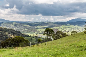 Foto op Canvas View of rolling hills in Upper Hunter Valley, NSW, Australia © lizcoughlan