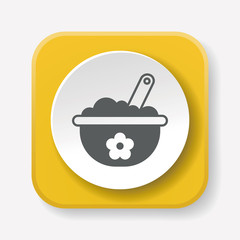 baby bowl icon