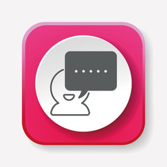 office conversation icon