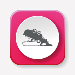 toy crocodile icon