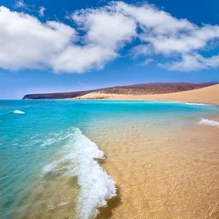 Keuken spatwand met foto Jandia beach Risco el Paso Fuerteventura © lunamarina