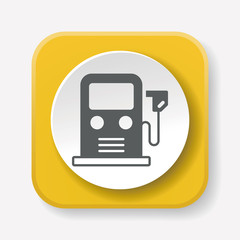 Environmental protection concept use of gasoline icon