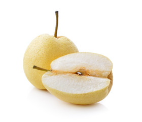 pear on white background