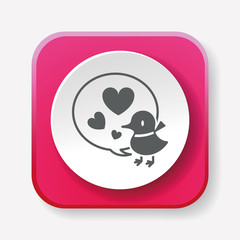 lover birds icon