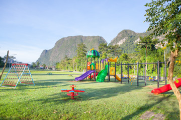 Children playground park.