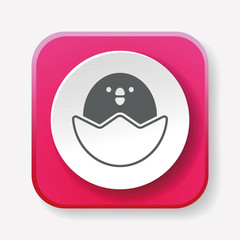 Obraz premium chicken icon