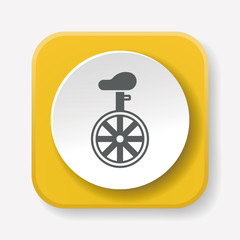 Fototapeta premium Unicycle icon