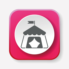 Obraz premium circus tent icon