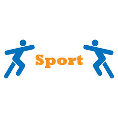 Logotype two sportsmen