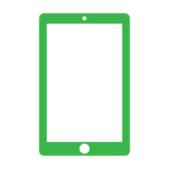 Green phone, tablet