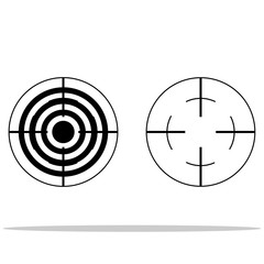 Two targets with shadow