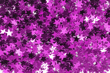 Obraz na płótnie Canvas Purple confetti background