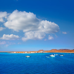 Fototapeta na wymiar Majanicho in Fuerteventura Canary Islands