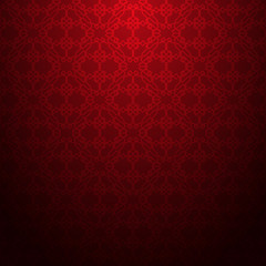 Red geometric pattern