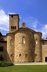 Fototapeta na wymiar Monastery of San Salvador de Leyre, Navarra, Spain