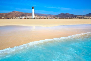 Poster Morro Jable Matorral beach Jandia in Fuerteventura © lunamarina