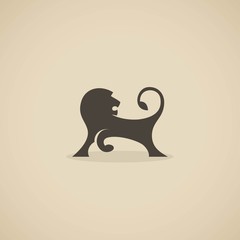 Fototapeta premium Lion icon