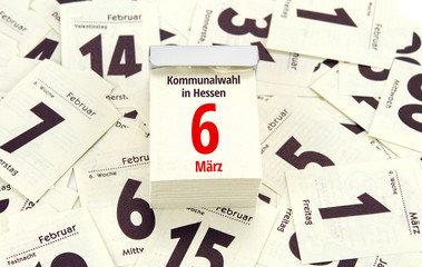 Kommunalwahl in Hessen 6. März 
